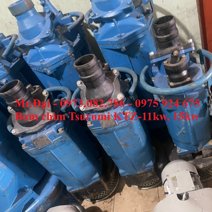 Máy bơm chìm bãi nhật Tsurumi KTZ411 – 11kw/15hp